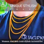 WOMEN AND MEN GOLD STYLISH ACCESSORIES