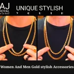 WOMEN AND MEN GOLD STYLISH ACCESSORIES