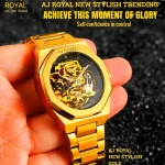 AJ Royal Luxury Gold Watch
