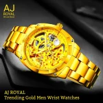 Aj Royal Trending Gold Men Wrist Watches