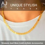 WOMEN AND MEN GOLD STYLISH ACCESSORIES